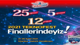 Sanko Okulları 12 Proje İle Teknofest'te