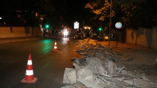 Kahramanmaraş Kışla Caddesi Kaldırımları Yenileniyor