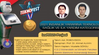Kahramanmaraş Sütçü İmam Üniversitesini Temsilen TEKNOFEST 2021’e Katılan ‘RoboVision’ Takımı 3. Oldu