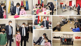 Başkan Fadıloğlu Öğrencilere ziyarette Bulundu