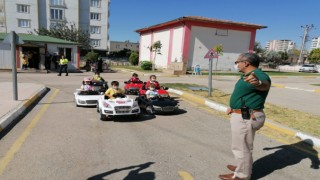 Adıyaman Anaokulu Öğrencileri Trafik Kurallarını Bu Parkta Öğreniyor