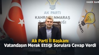 Ak Parti İl Başkanı Görgel'den Merak Edilenlere Cevap Verdi