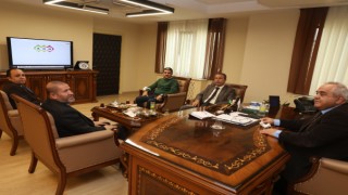 Kiü Rektörü Prof Dr, Sami Özgül, İş Adamı Sami kervancıoğlunu Konuk Etti