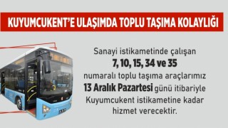 Kuyumcukent’e Toplu Taşıma Müjdesi!