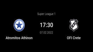 Atromitos - OFI Crete Maçı İzle, Atromitos - OFI Crete Maçı Canlı İzle