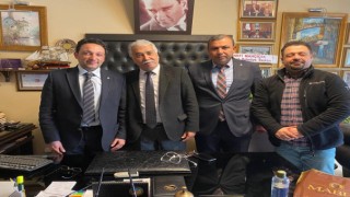 Deva Partisi Hakan Dedeoğlu ve yönetim kurulu üyeleri Esnaf Odalarına hayırlı olsun ziyaretinde bulundu