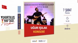 Kahramanmaraş Andırın’da Uğur Işılak Konseri