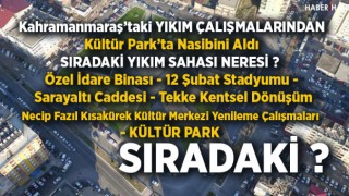 Kahramanmaraş'ta Yeni Yıkım Sahası Kültür Park !