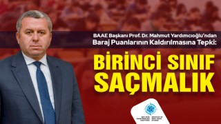 Yardımcıoğlu’ndan Baraj Puanlarının Kaldırılmasına Tepki: Birinci Sınıf Saçmalık