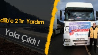 Hatay'dan İdlib'e 2 Tır İnsani Yardım Gönderildi