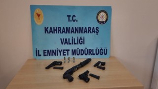 Kahramanmaraş'ta 24 Adet Silah Ele Geçirildi