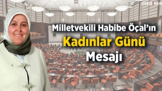 Milletvekili Habibe Öçal'ın Kadınlar Günü Mesajı