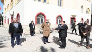 Hacı Saadet Camii'ne Dulkadiroğlu Belediyesi Tarafından Çevre Düzenlemesi
