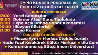 Onikişubat Belediyesi’nden Gençlik Festivali İçin Ücretsiz Otobüs Seferi