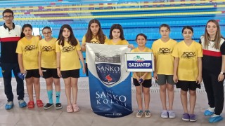 Sanko Öğrencileri Yüzmede 12 Madalya Kazandı