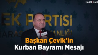 Başkan Çevik’in Kurban Bayramı Mesajı