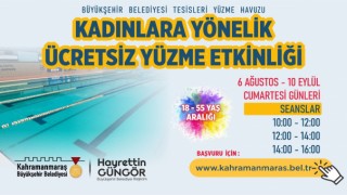 Büyükşehir’den Kadınlar İçin Ücretsiz Yüzme Etkinliği