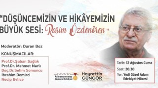 ‘Düşüncemizin ve Hikâyemizin Büyük Sesi: Rasim Özdenören’ Paneli Gerçekleştirilecek