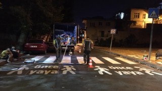 Büyükşehir Ekipleri Trafikte Güvenlik İçin 7/24 Sahada