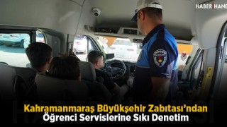 Büyükşehir Zabıtası’ndan Öğrenci Servislerine Sıkı Denetim