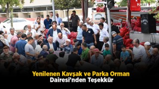Yenilenen Kavşak ve Parka Orman Dairesi’nden Teşekkür