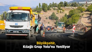 Büyükşehir Kılağlı Grup Yolu’nu Yeniliyor