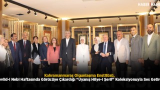 Kahramanmaraş Olgunlaşma Enstitüsü, Mevlid-i Nebi Haftasında Görücüye Çıkardığı “Uyanış Hilye-i Şerif" Koleksiyonuyla Ses Getirdi