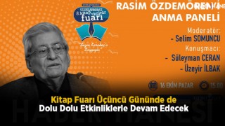 Kitap Fuarı Üçüncü Gününde de Dolu Dolu Etkinliklerle Devam Edecek