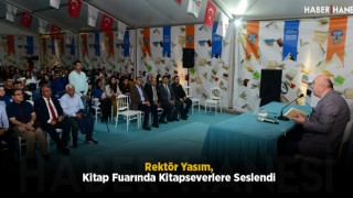 Rektör Yasım, Kitap Fuarında Kitapseverlere Seslendi