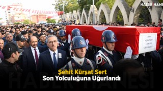 Şehit Kürşat Sert Son Yolculuğuna Uğurlandı