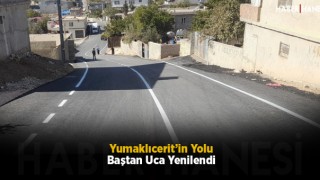 Yumaklıcerit’in Yolu Baştan Uca Yenilendi