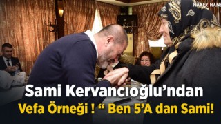 Kervancıoğlu 50 yıl sonra öğretmeni ile buluştu