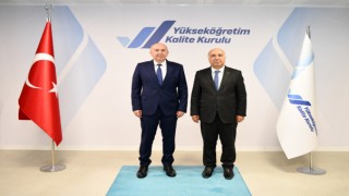 KSÜ Rektör'ü Yasım, YÖKAK Başkanı Prof. Dr. Muhsin Kar’ı Ziyaret Etti