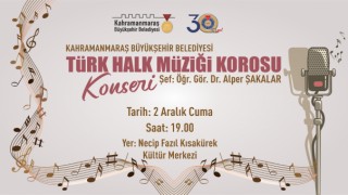 Büyükşehir’in Türk Halk Müziği Korosu Sahne Alacak