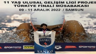 Sanko Okulları Öğrencisi Yüzmede Bronz Madalya Kazandı