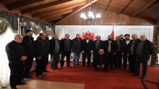 Taksici Esnaflardan Gürbüz'e Teşekkür Ziyareti