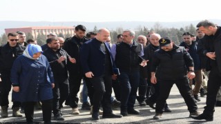 Başkan Güngör, Bakan Soylu ile Konteyner Kentte İncelemelerde Bulundu