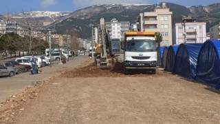 Büyükşehir Geçici Konaklama Alanlarında Alt ve Üstyapı Çalışmalarını Sürdürüyor