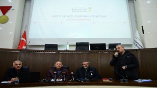 Şehirde Yürütülen Afet ve Acil Durum Çalışmaları Değerlendirildi