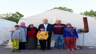 Başkan Güngör Geçici Barınma Merkezinde Vatandaşlarla Buluştu