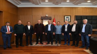 Başkan Güngör, Manisa Büyükşehir Belediye Başkanı Ergün’ü Ağırladı