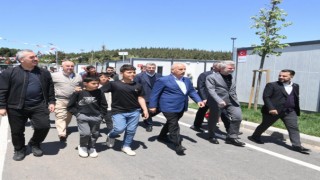 Güngör ve Kirişci’den Karacasu Konteyner Kente Ziyaret