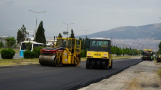 Büyükşehir, Genç Osman Servis Yolu’nun Asfaltını Yeniliyor