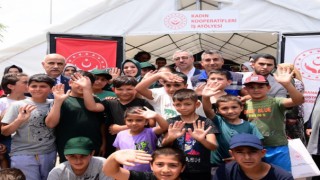 Başkan Güngör, Bakan Göktaş ile Karacasu Geçici Barınma Merkezi’ni Ziyaret Etti