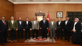 Cumhurbaşkanı Yardımcısı Yılmaz’dan Büyükşehir’e Ziyaret