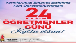 Başkan Mahçiçek’ten 24 Kasım Öğretmenler Günü mesajı