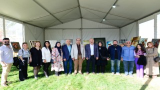 KSÜ Güzel Sanatlar Fakültesi, EXPO 2023 Kitap Fuarı Kapsamında Resim Sergisi ve Konser Düzenledi