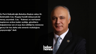 Dr. Selahaddin Can’dan Regaip Kandili mesajı