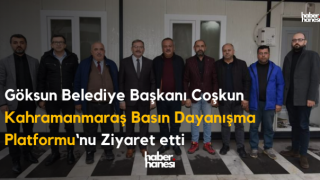 Göksun Belediye Başkanı Hüseyin Coşkun Aydın Gazetecilerle Bir Araya Geldi !