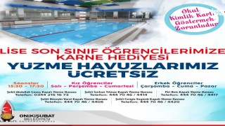 Üniversite sınavına hazırlanan öğrencilere Onikişubat Belediyesi’nden moral hediyesi